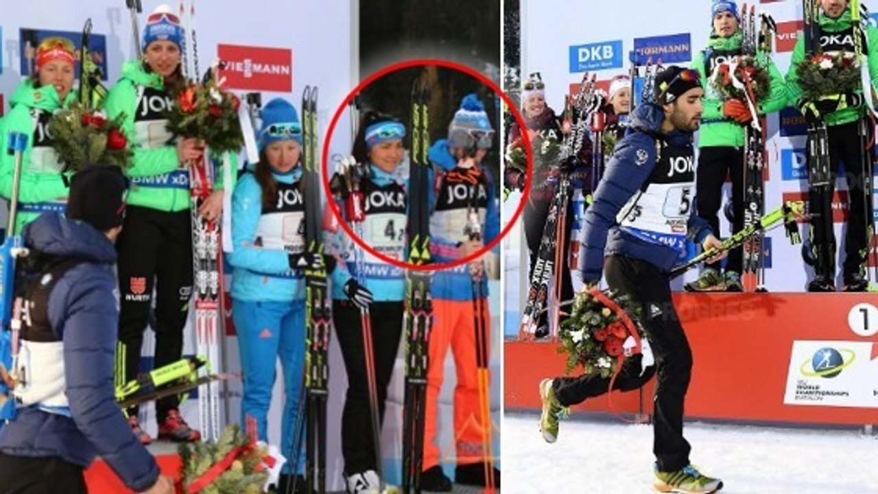 Martin Fourcade : ce mauvais geste des athlètes russes force le champion français à quitter le podium !