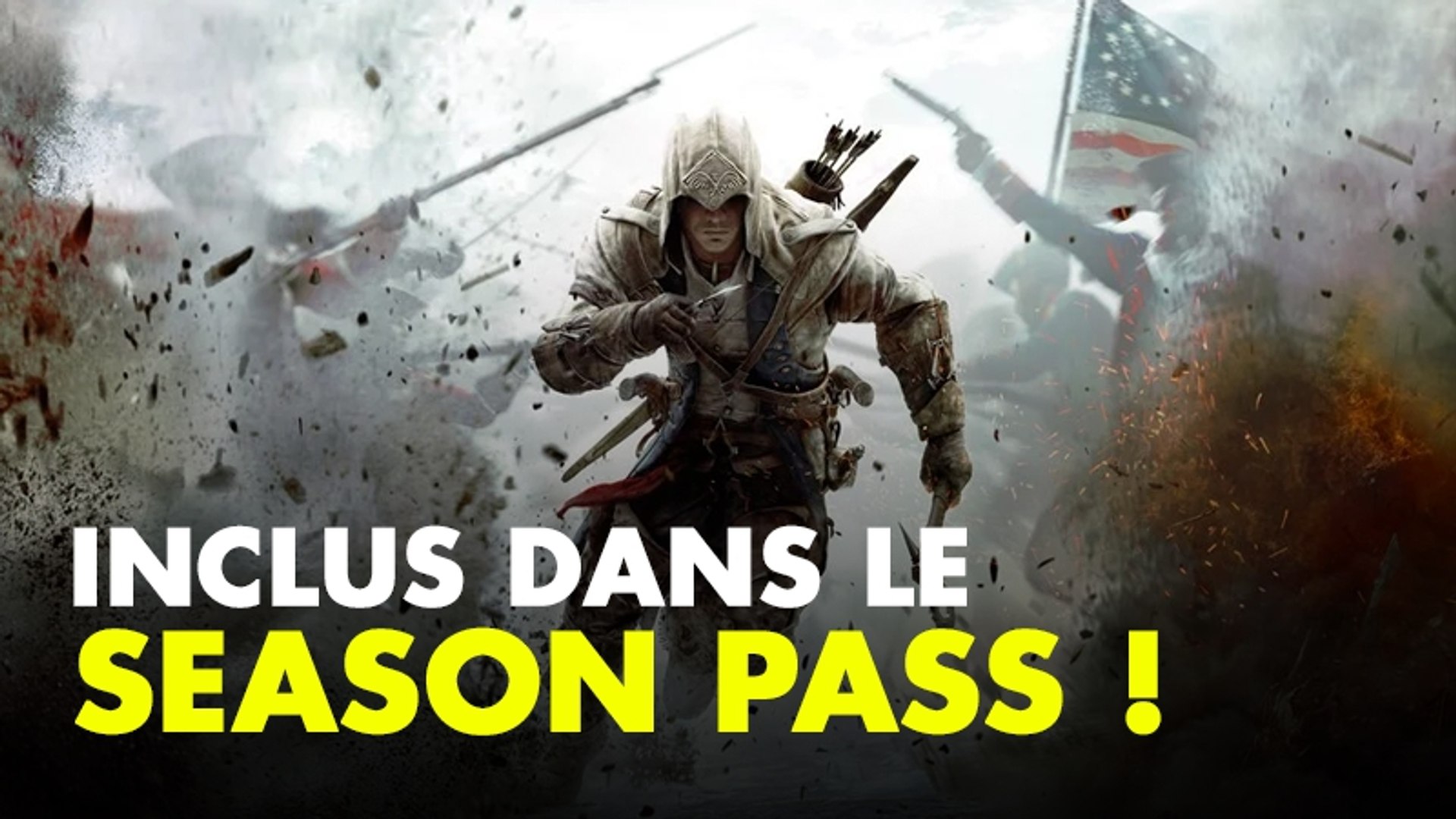 ⁣Assassin's Creed Odyssey inclut Assassin's Creed III Remastered dans son season Pass