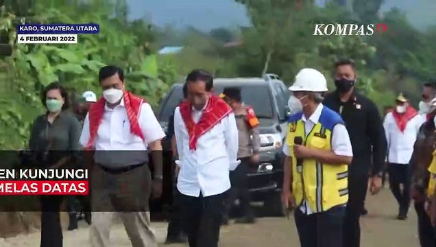 Presiden Joko Widodo Kunjungi Liang Melas Datas, Pantau Pembangunan Jalan