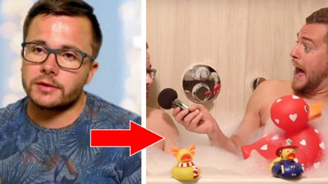 Les princes de l'amour 4 : Benoit dévoile une nouvelle couleur de cheveux dans la baignoire de Jeremstar !