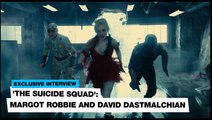 Margot Robbie and David Dastmalchian on 'The Sucide Squad'