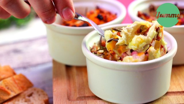 La recette du crumble au brie et aux abricots, le petit plaisir coupable !