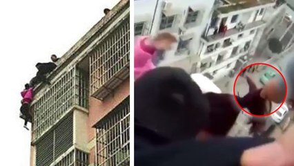 Chine : une femme tente de mettre fin à ses jours, son mari la rattrape par la queue de cheval