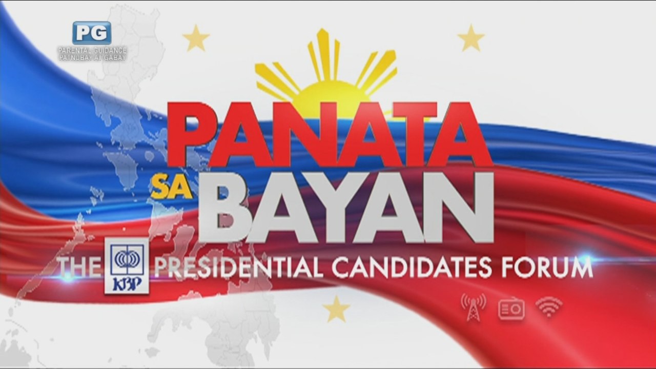 Panata Sa Bayan: The KBP Presidential Candidates Forum 2022