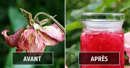 4 manières de recycler des roses fanées
