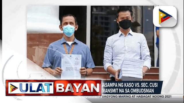Senate resolution para sa pagsasampa ng kaso vs. Sec. Cusi at iba pang DOE officials, na-transmit na sa Ombudsman