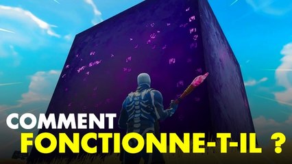 Fortnite : le cube bouge et il peut vous rendre des points de bouclier