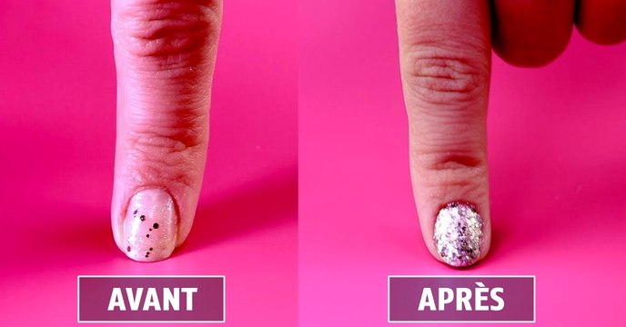 Manucure : l'astuce pour poser son vernis à paillettes correctement