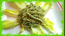 FIDEOS VERDES - TALLARINES VERDES - PASTA DE PESTO(dm)