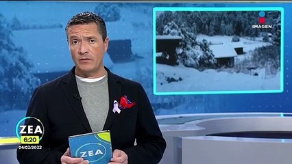 Cierran caminos por nevadas en Chihuahua