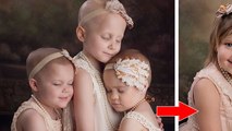 Lora Scantling : elle photographie trois fillettes atteintes du cancer... puis les retrouve 3 ans plus tard !