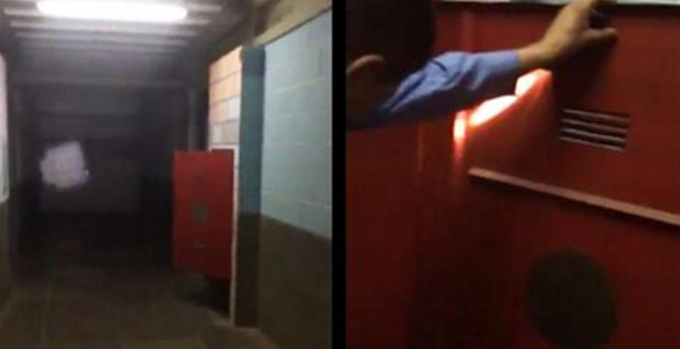 Brésil: Cette porte claque toute seule dans un couloir... Vous allez vous croire dans Paranormal activity, mais dans la vraie vie