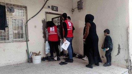 Şırnak'ın Silopi ilçesinde kanser hastaları ziyaret edildi