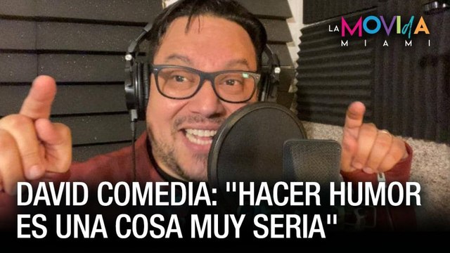 David Comedia: Es difícil hacer comedia en pandemia, uno también pasó necesidad - La Movida Miami