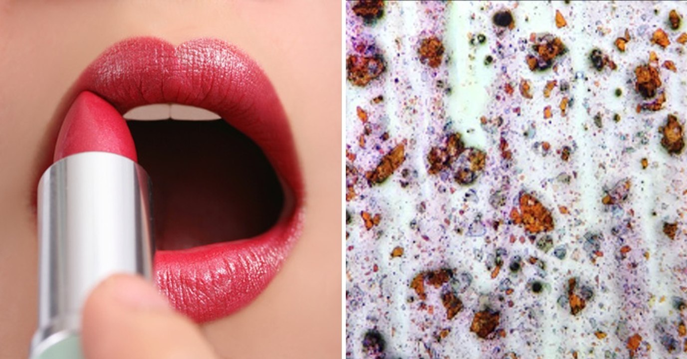 Maquillage : voici à quoi ressemblent vos rouges à lèvres préférés au microscope