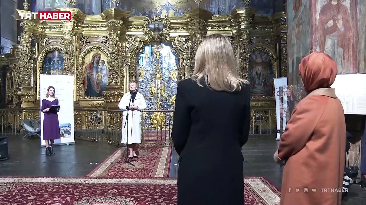 Emine Erdoğan, TİKA'nın Kiev'de gerçekleştirdiği projenin açılışını yaptı