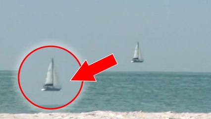 Fata Morgana : un bateau vole au-dessus de l'eau, la photo crée la sensation sur internet