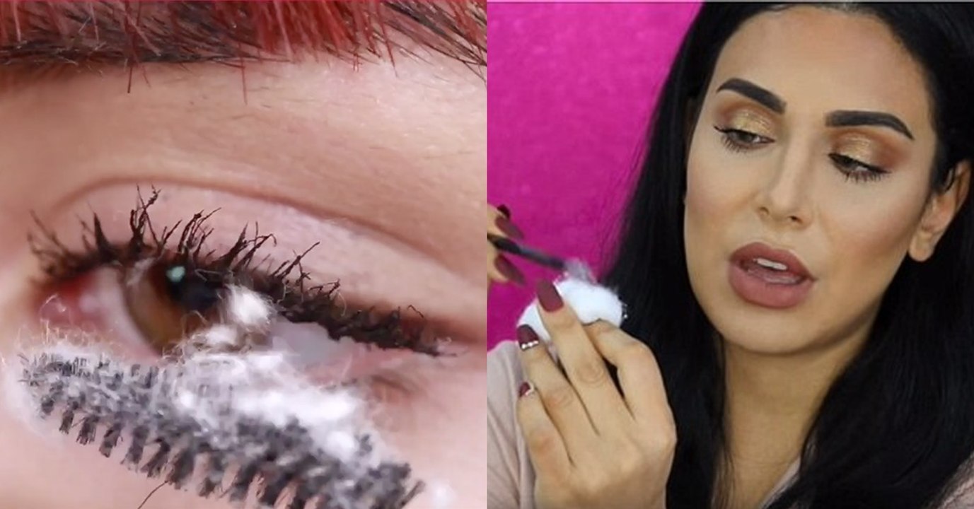 Astuce maquillage : la technique du coton pour agrandir ses cils sans faux-cils