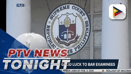 Palace wished good luck to bar examinees
