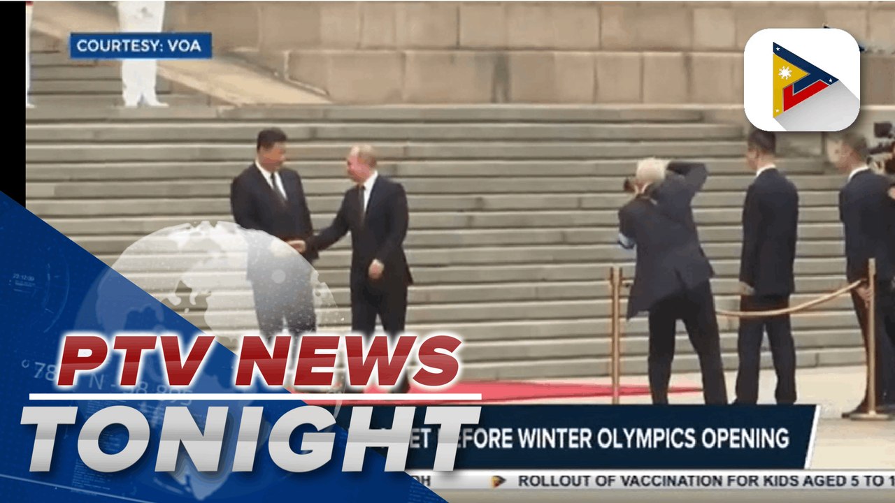 Xi, Putin set to meet before Winter Olympics opening; ISIS leader dead after US raid in Syria; Massive winter storm swept across Texas | via Meg Luna
