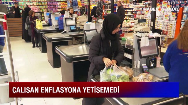 Çalışanlar enflasyon oranında zam alamadı, tüketimi kıstı