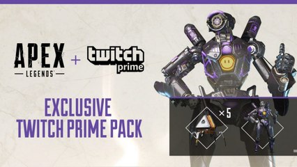 Apex Legends : un skin et 5 packs gratuits via Twitch Prime