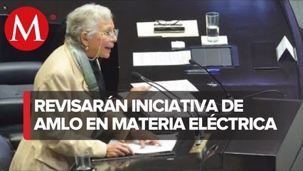 Senado revisará iniciativa en materia eléctrica, afirma Sánchez Cordero