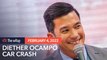 Diether Ocampo rushed to hospital after car crash in Makati City