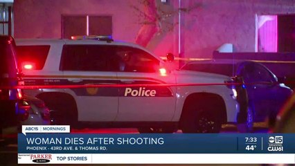 Suspect sought after shooting, killing 28-year-old woman in Phoenix
