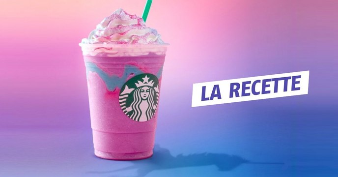 La recette du frappuccino licorne comme au Starbucks