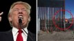 Trump: les premières images surréalistes des prototypes du mur anti-immigration mexicaine dévoilées