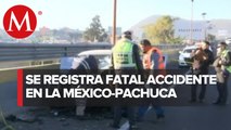 Accidente en la autopista México-Pachuca deja un muerto