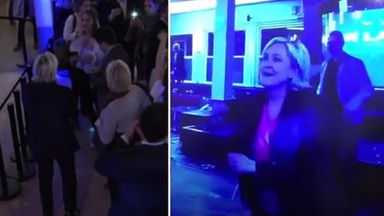 Marine Le Pen réalise une danse endiablée à la suite de sa défaite