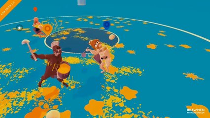 Un clone de Splatoon où des personnages à poil se balancent de la soupe, oui oui