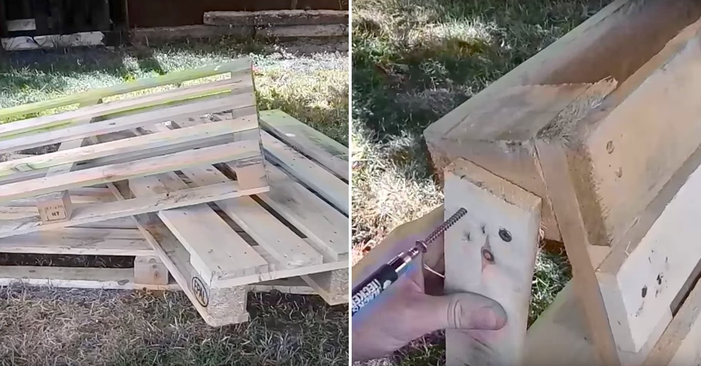 Comment fabriquer un canapé en palettes