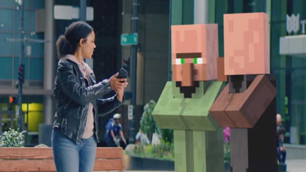 Un jeu Minecraft en réalité augmentée en préparation chez Microsoft !