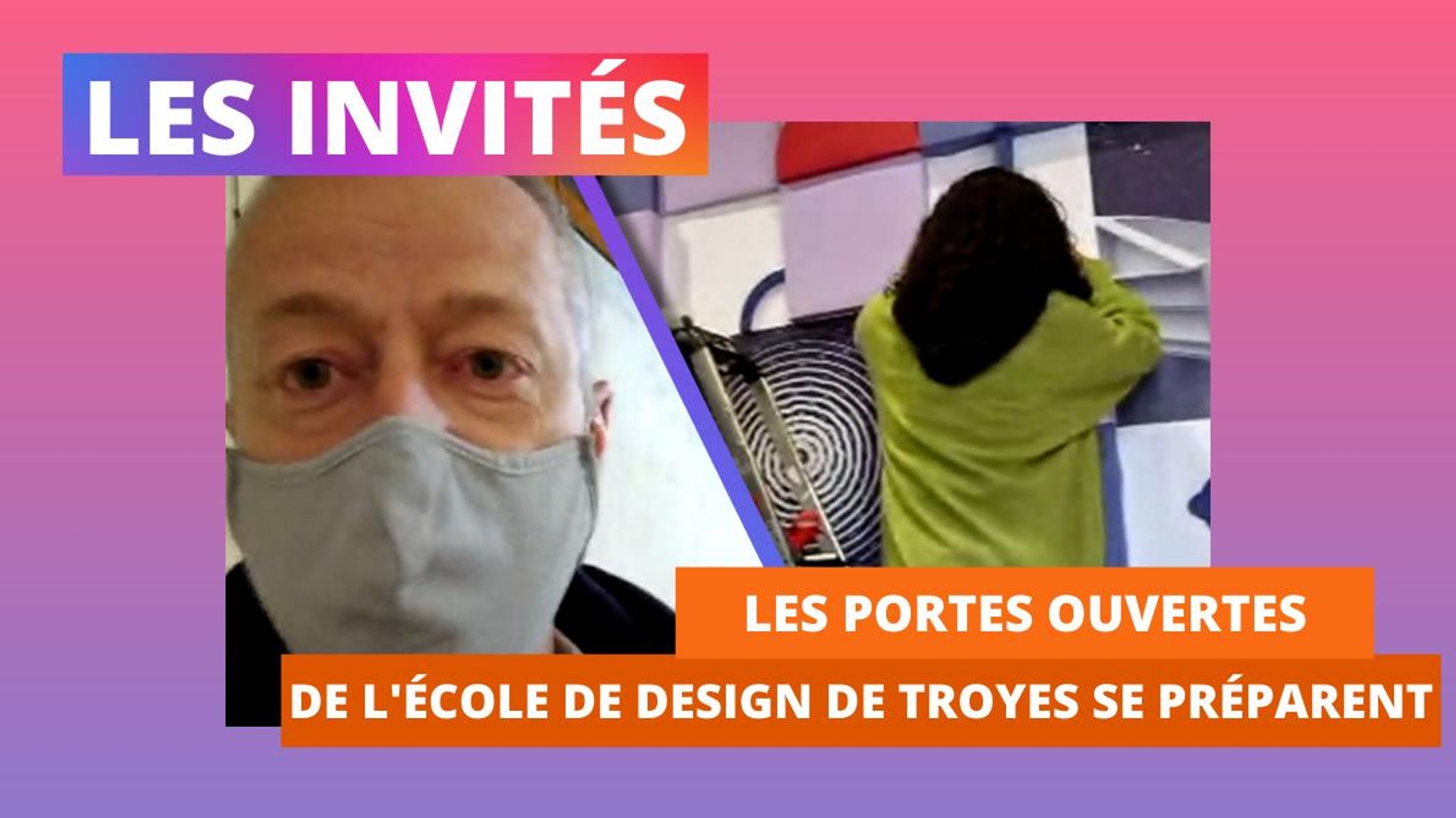 On est allés voir la préparation des portes ouvertes de l'école de design  de Troyes - Vidéo Dailymotion