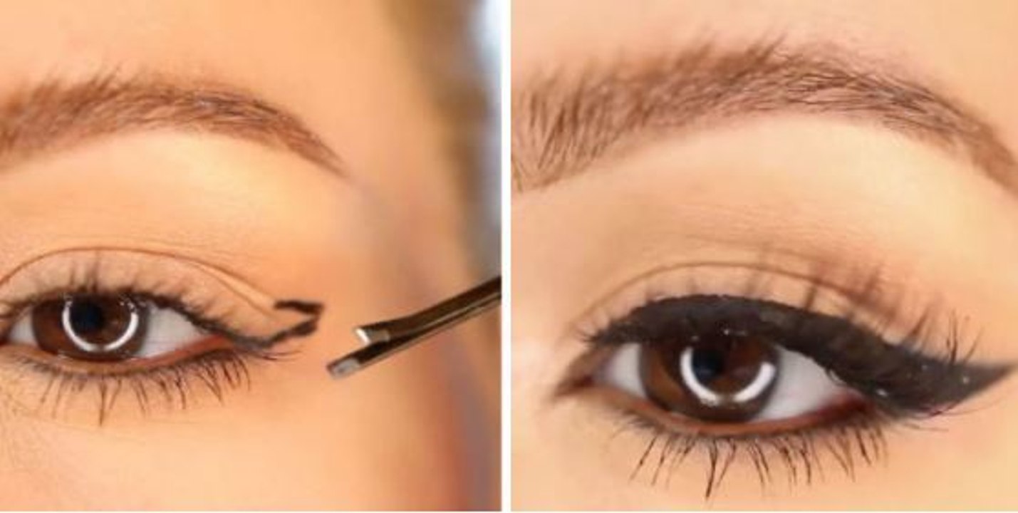 Maquillage : l'incroyable astuce pour réaliser un trait d'eye-liner parfait