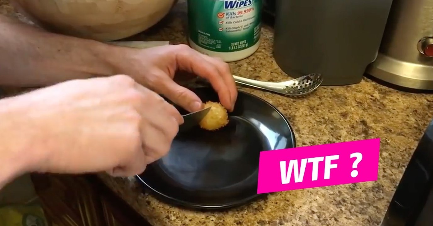Oh magie ! Cet homme a réussi à frire des boule...