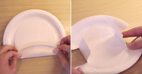 Comment fabriquer une boite à gâteau avec une assiette en carton