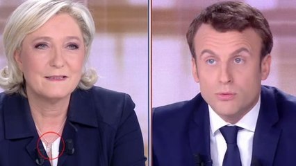 La signification du pendentif que portait Marine Le Pen durant le grand débat contre Macron