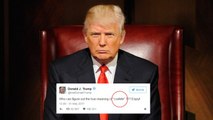 Le porte-parole de Donald Trump explique la signification de son tweet incompréhensible !