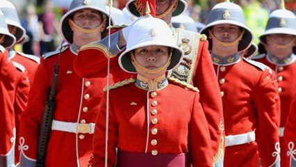 Garde royale d'Elizabeth II : Megan Couto est la première femme à commander les troupes