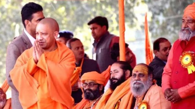 Party workers show enthusiasm as Yogi files nomination