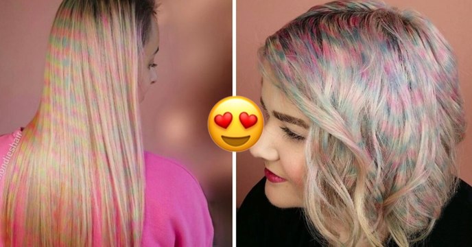 Confetti hair : la nouvelle coloration tendance pour l'été 2017