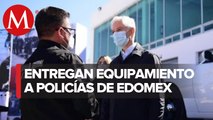 Alfredo del Mazo entrega patrullas y equipos de protección a la FGJ