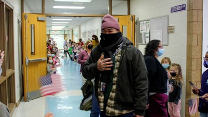 Elementary School Celebrates Beloved Custodian Earning U.S. Citizenship