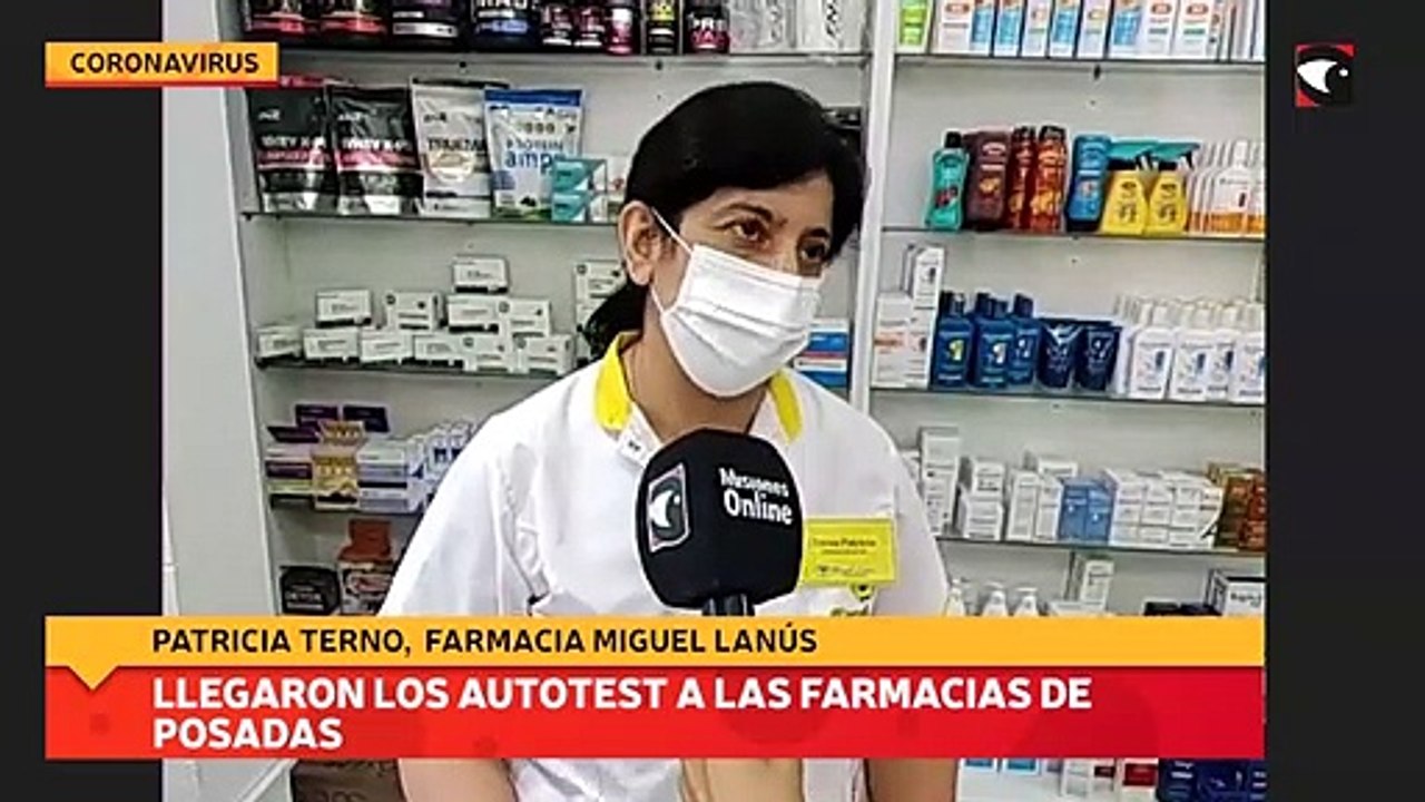 Llegaron los autotest a las farmacias de Posadas