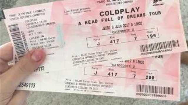 Voilà pourquoi vous ne devriez jamais poster une photo de billet de concert sur internet !