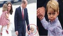 Famille royale : le Prince George mécontent d'arriver en Pologne